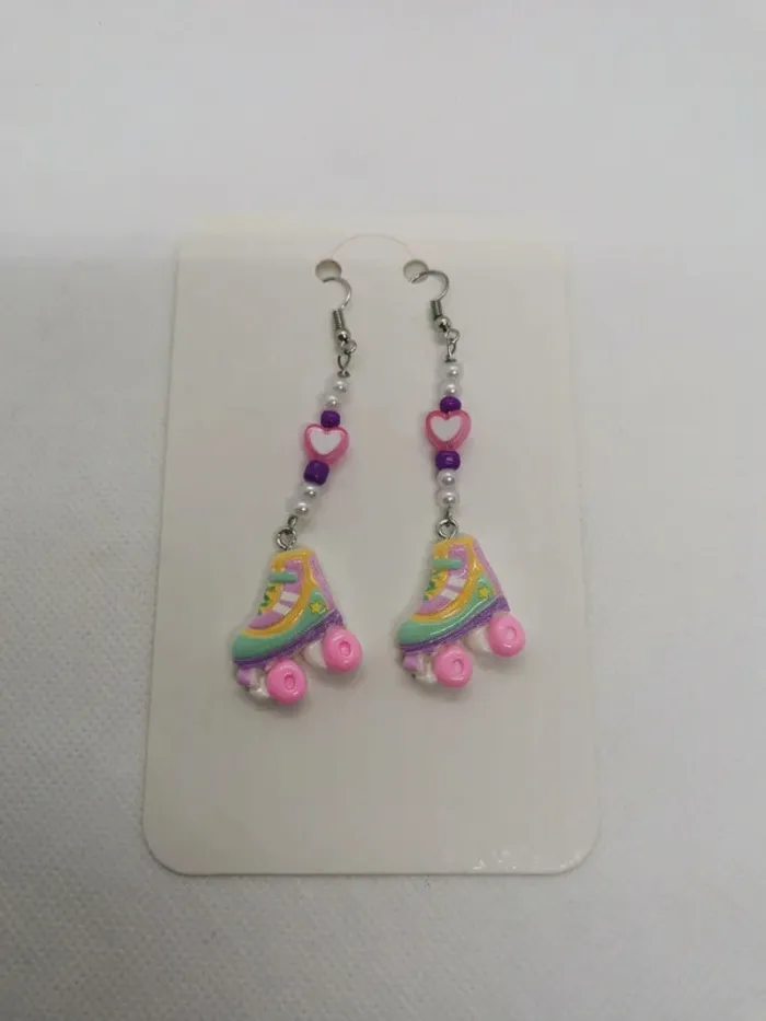 Paire de boucles d'oreille "Disco Gliss'" - photo numéro 2