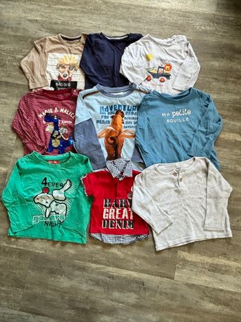 Lot vêtements garçon de 0 à 3 ans + lot 10 ans 