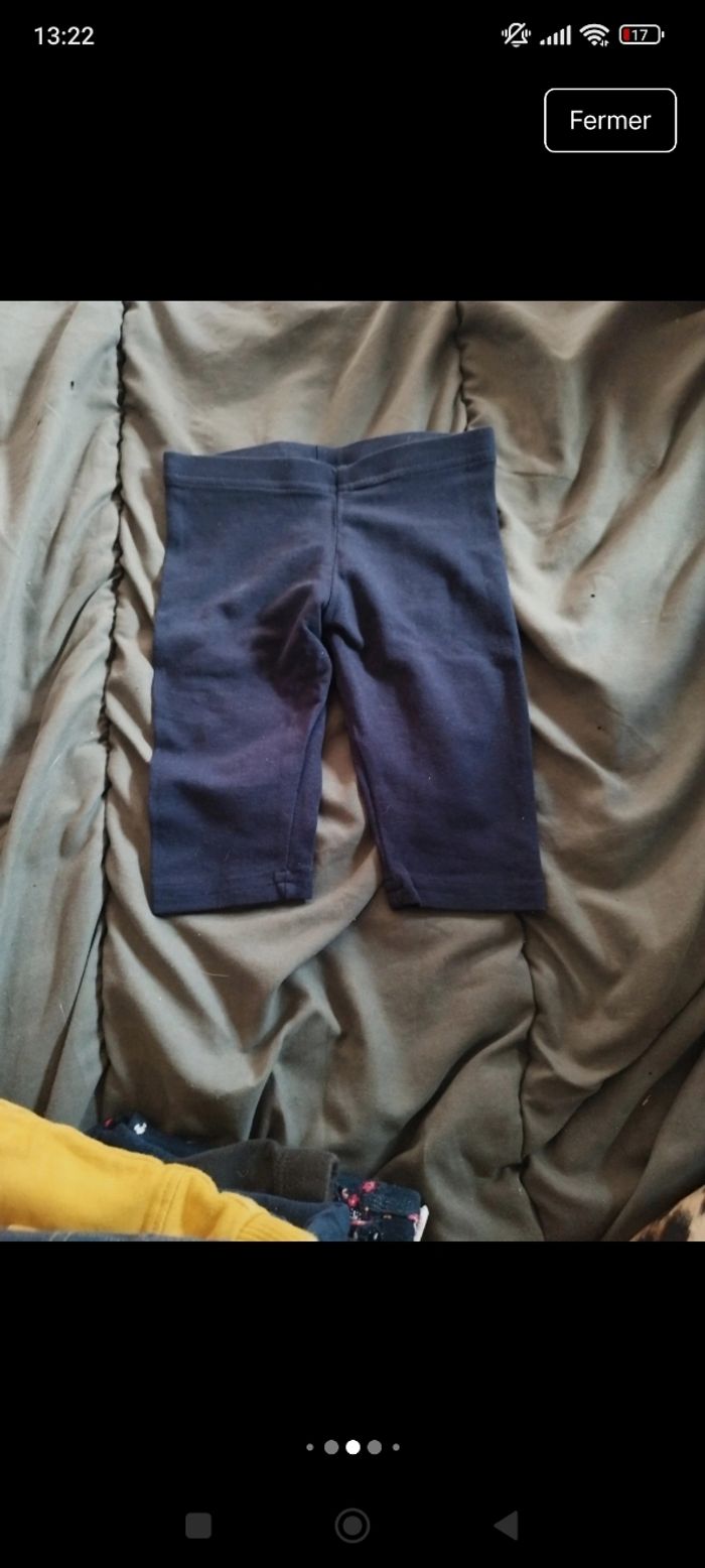 Lot de pantalon leggins bébé fille - photo numéro 4