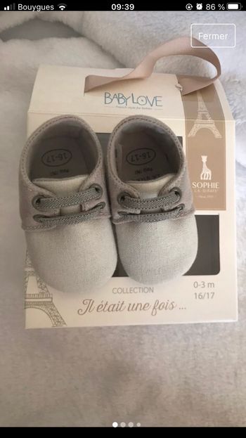 Chausson Sophie la girafe 16-17