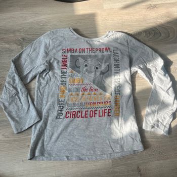 T-shirt longue manche roi lion