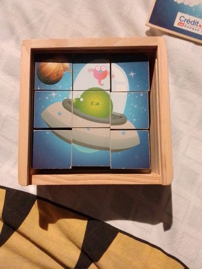 Puzzle cubes en bois - photo numéro 2