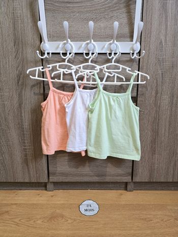 Vêtement Bébé Fille - 3 débardeurs - Orchestra - 23 mois 86 cm