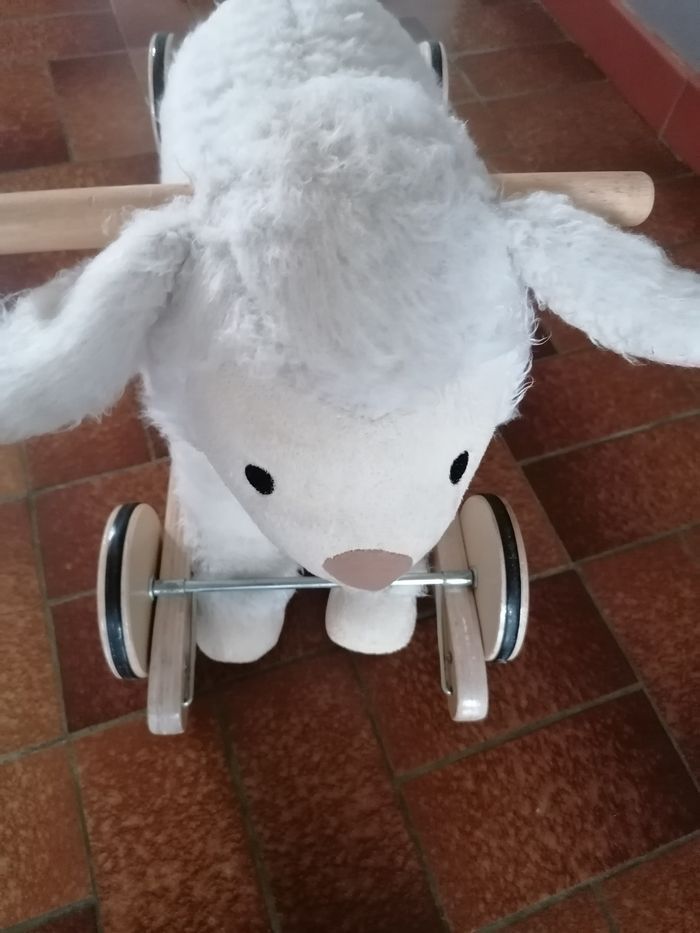 Mouton à bascule et trotteur vilac - photo numéro 5