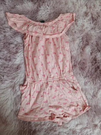 Combishort kiabi flamand rose