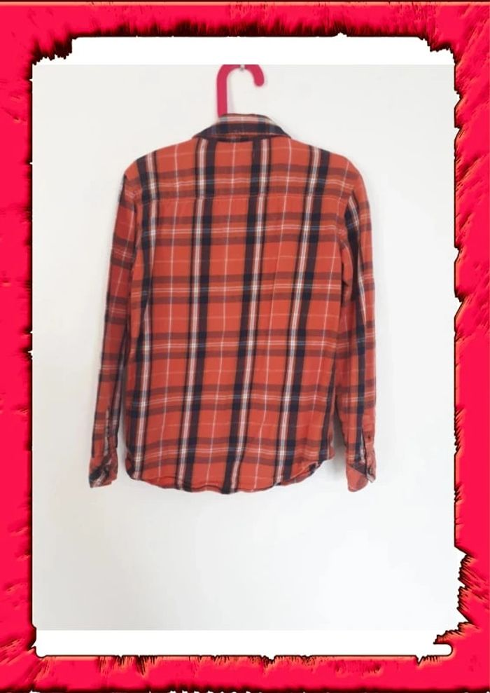 Chemise a carreaux 10 ans manches rétractables - photo numéro 5