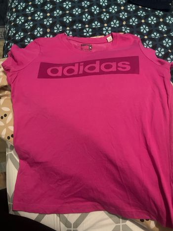 Adidas t shirt rose taille L