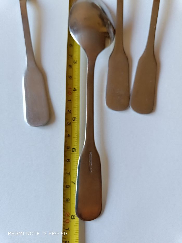 Cuillères inox x 4 Monogram 18/10 - photo numéro 8