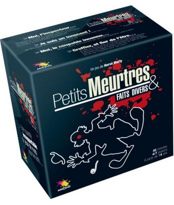 Jeu de société petits meurtres et faits divers