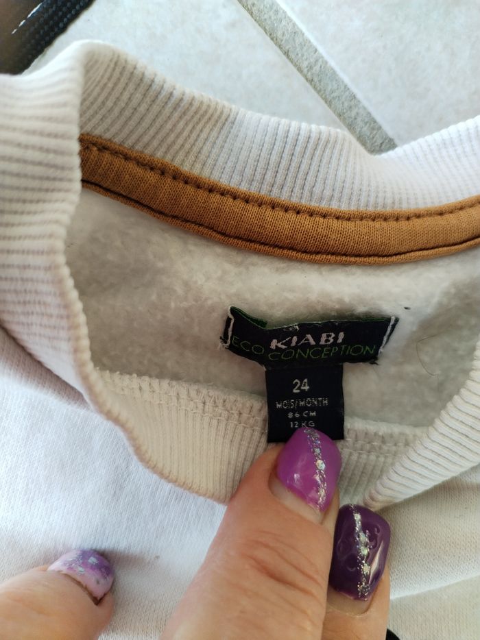 Sweat Kiabi, taille 24 mois - photo numéro 3