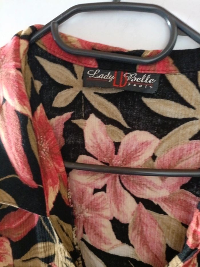 Blouse fleurie Lady belle - photo numéro 3