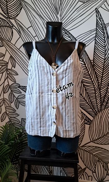 débardeur rayé étam 42🌺
