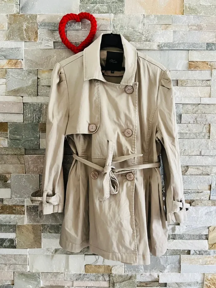 Trench beige femme Mystic