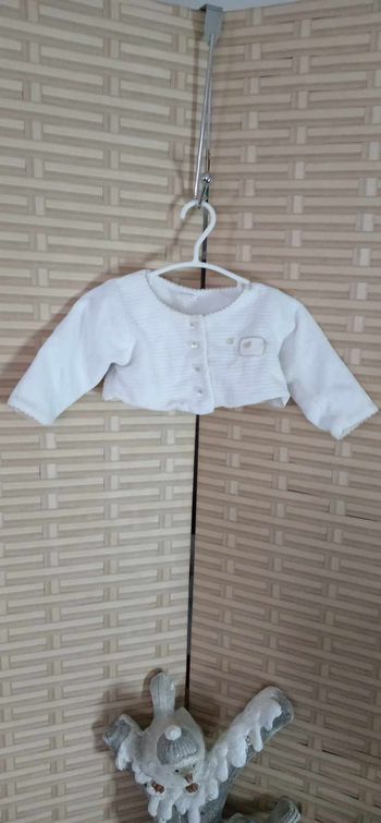 Gilet brassière blanc taille 3 mois