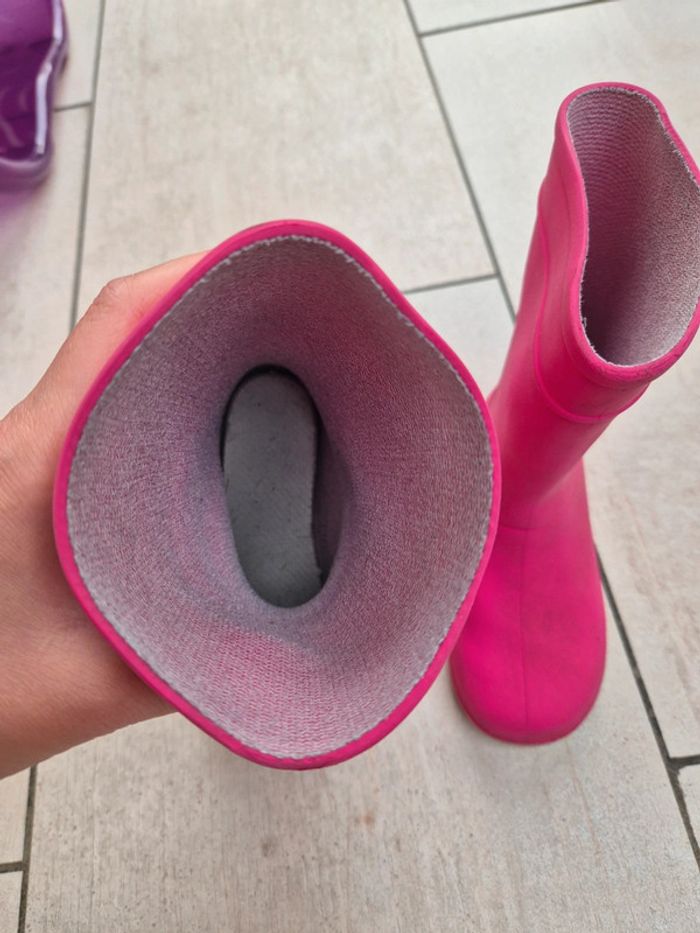 Bottes en caoutchouc Tribord 26 peu portées - photo numéro 2