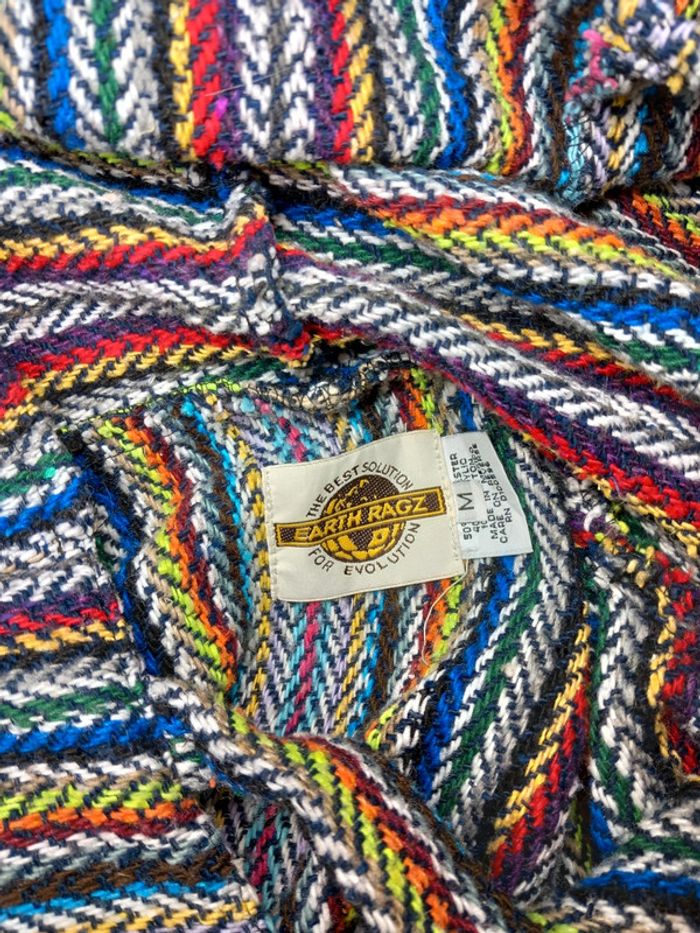 Poncho multicolore earth ragz M en tres bon état - photo numéro 3