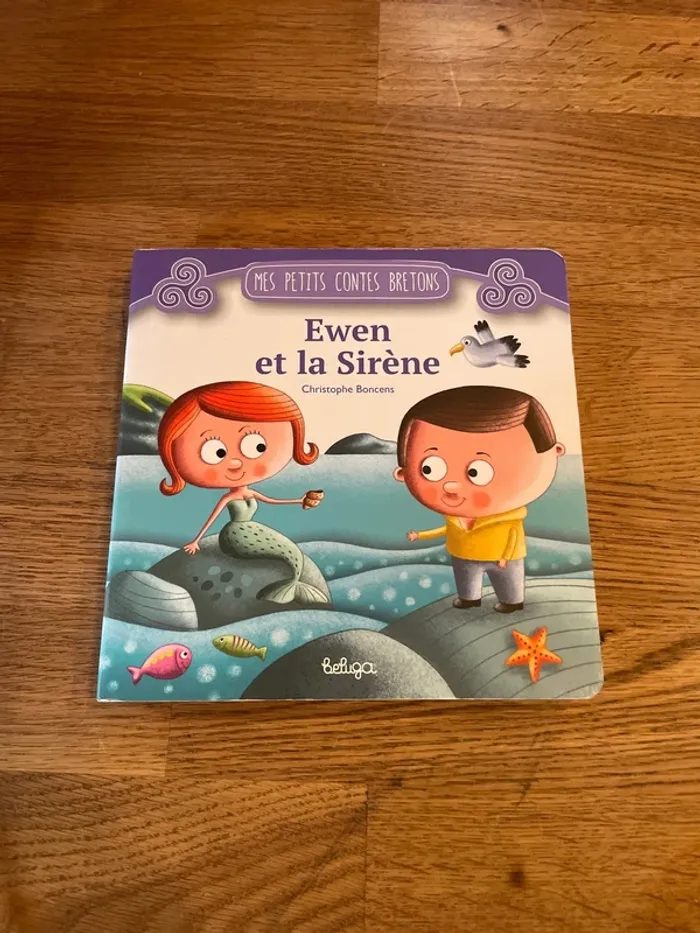 Livre cartonné Mes petits contes bretons Ewen et la sirène