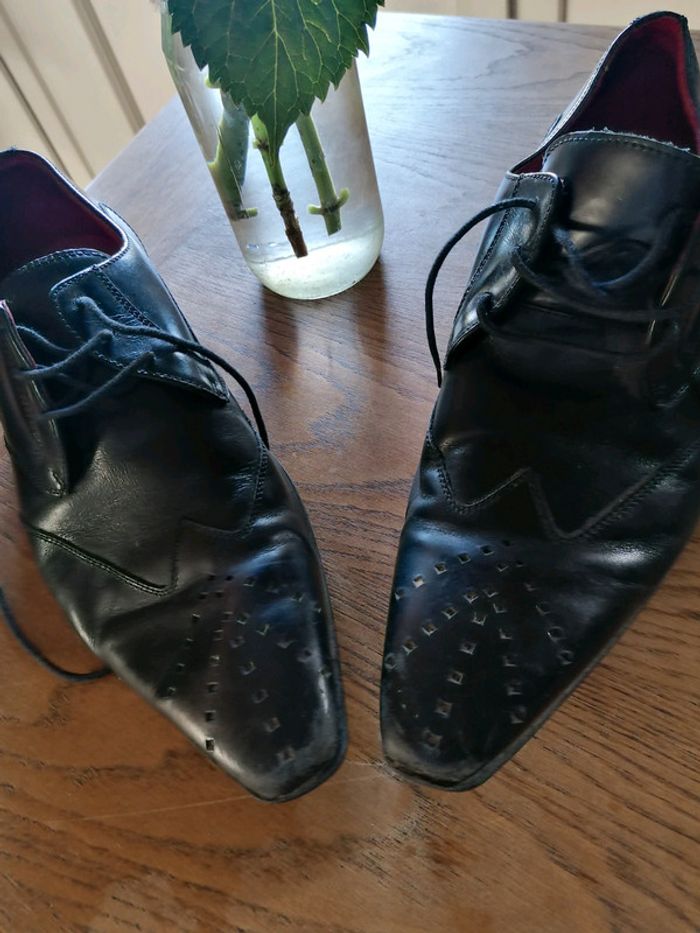 Mocassins noir brillant Taille 40 - photo numéro 4