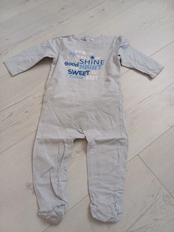 Pyjama gris 12 mois