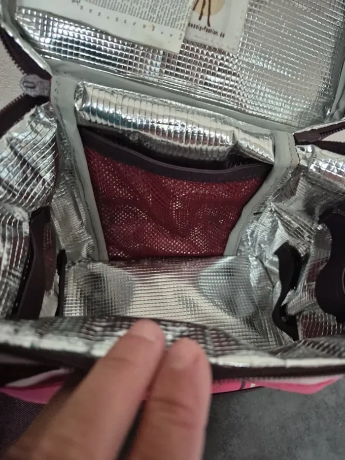 Sac à lunch isotherme pour enfants Lassig avec bandoulière réglable, motif petit faon - photo numéro 4