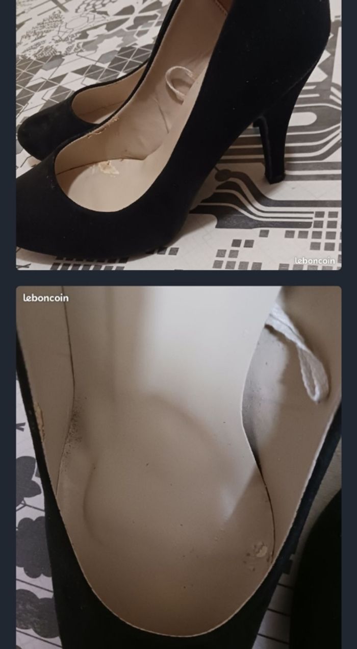 Escarpins, talons aiguilles, noir, K.woman K woman - photo numéro 2