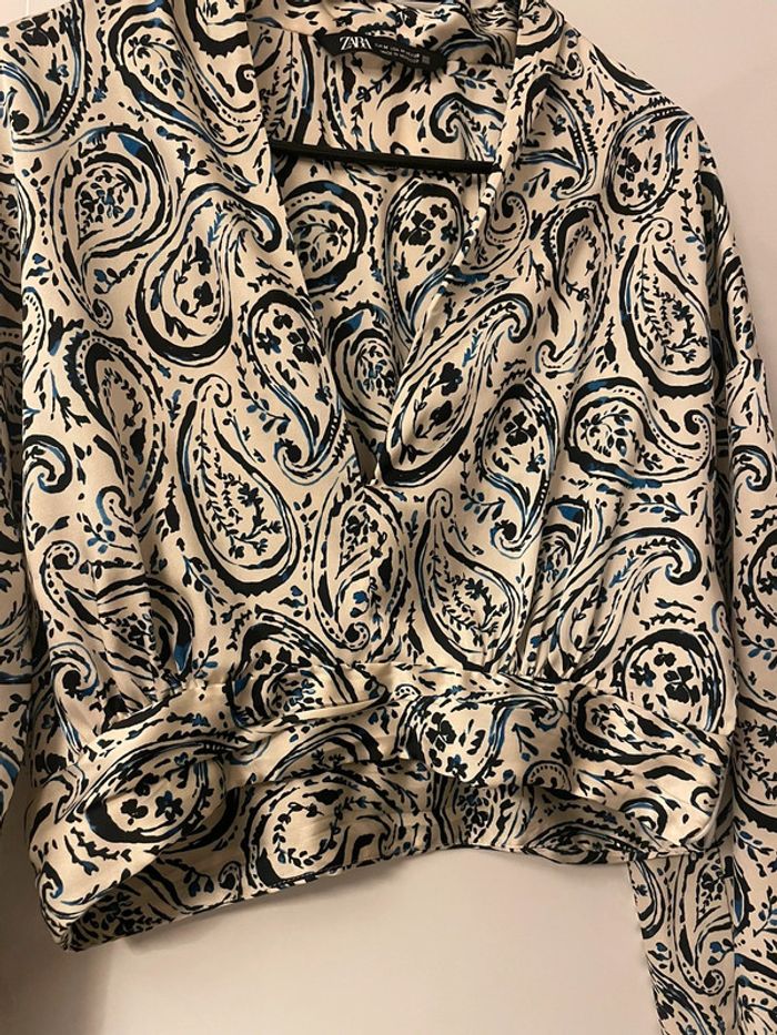 Blouse fluide à motif - photo numéro 3