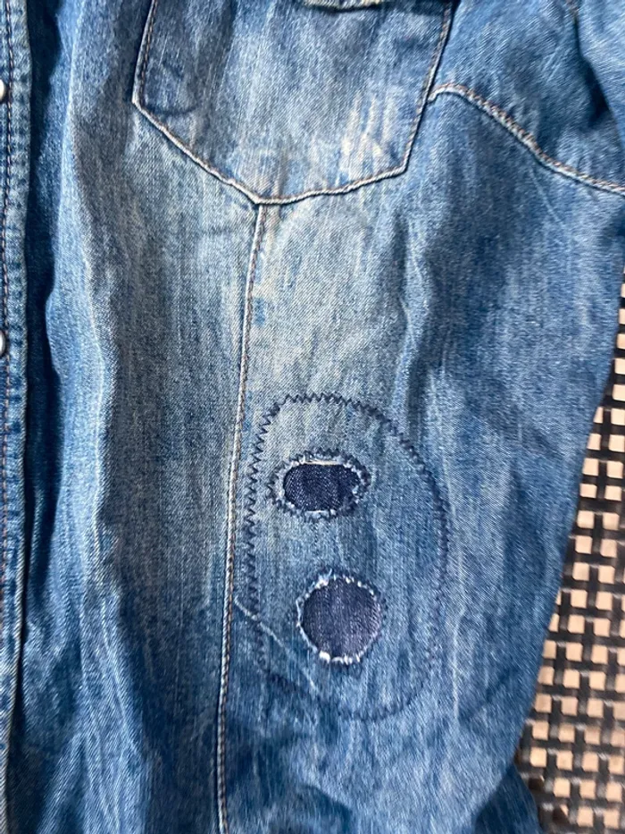 Chemise en Jean Invictus S - photo numéro 4