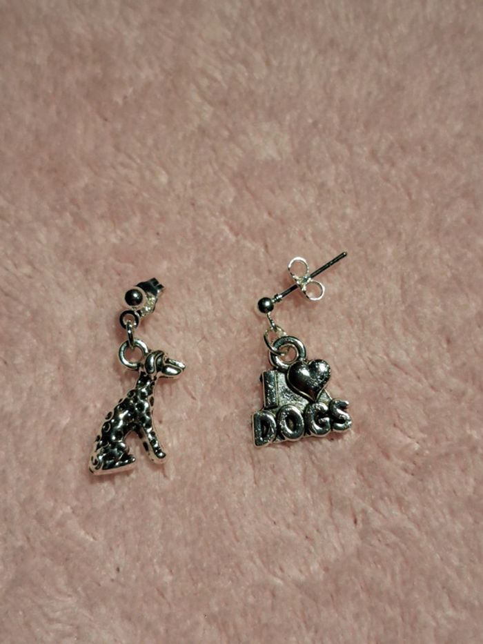 Boucles d'oreilles chien - photo numéro 4