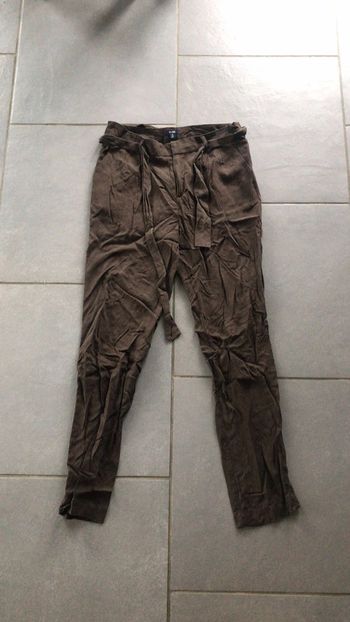 Pantalon fluide marron