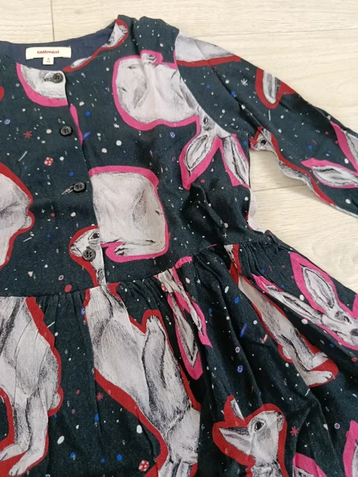 Robe manches longues Catimini taille 8 ans - photo numéro 3