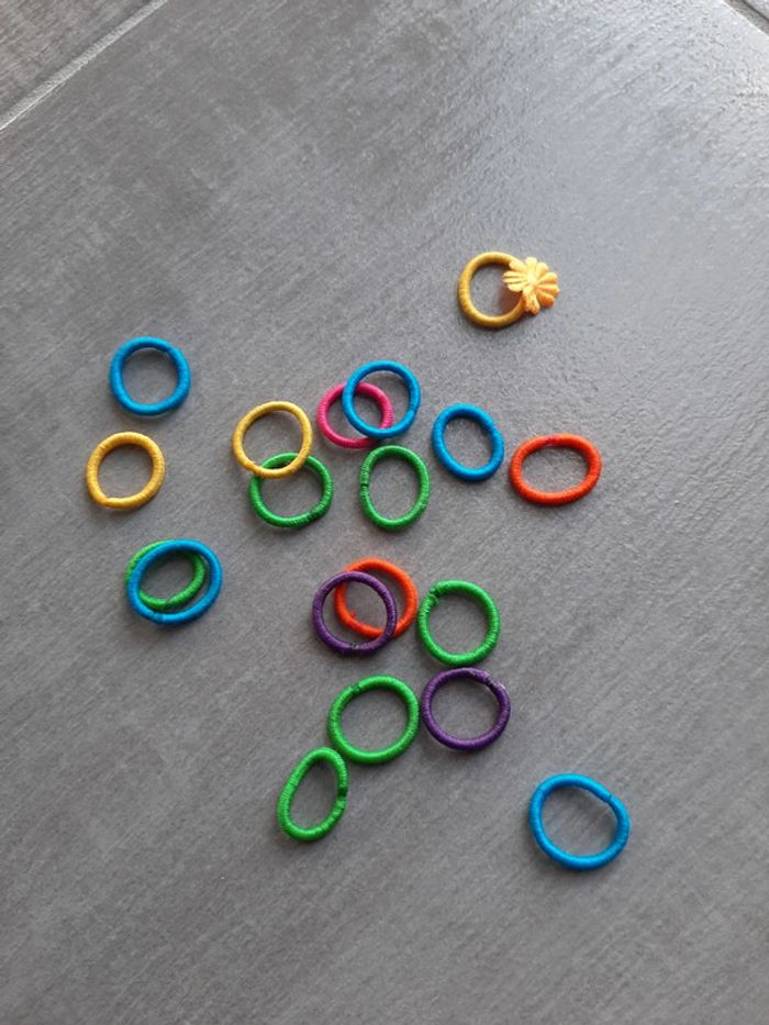 lot mini élastiques cheveux - photo numéro 2