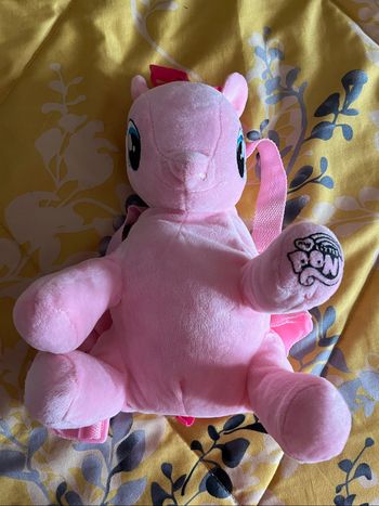 Sac à dos peluche licorne