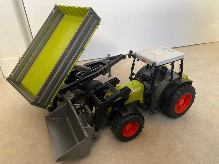 NEUF : Tracteur Bruder avec chargeur frontal et remorque basculante - photo numéro 5
