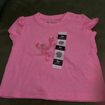 Tee shirt flamant rose