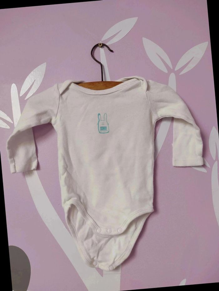 Lot 4 body manches longues 6 mois - photo numéro 4