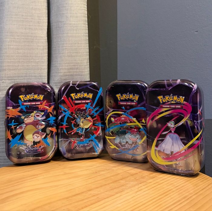 Lot de 4 mini tin Q3