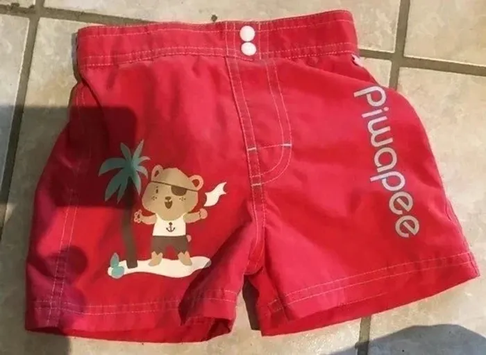 Maillot de bain garçon 4/5 ans avec culotte intégrée – Piwapee - photo numéro 2