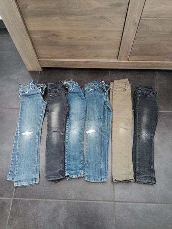 Lot jean's percés 