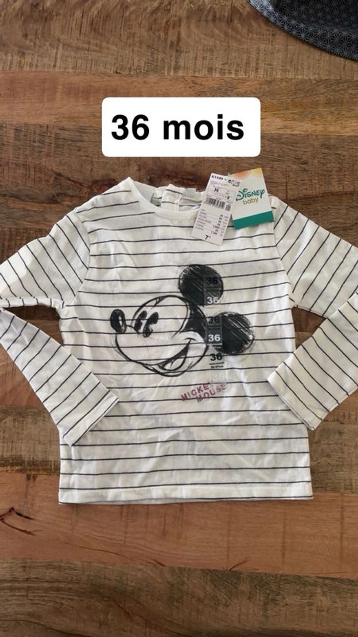 T shirt manches longues 36 mois