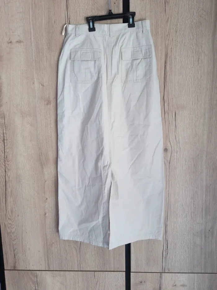 Jupe longue beige Taille 40 - photo numéro 3