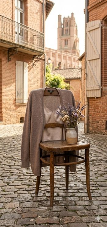 Gilet 1.2.3 taupe strass- taille 38- chic et élégant