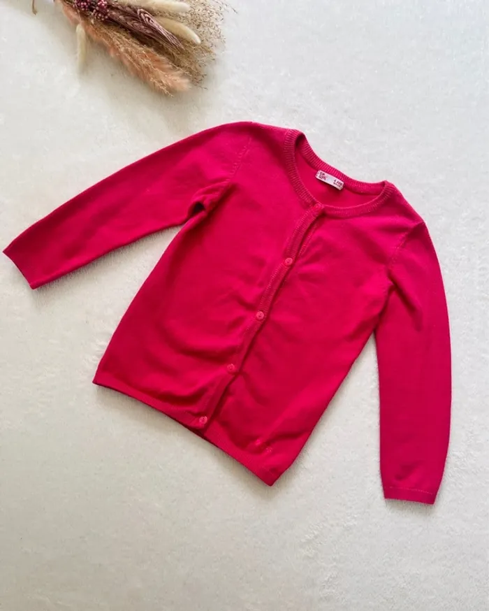 Gilet rose / framboise 4 ans - Du pareil au même