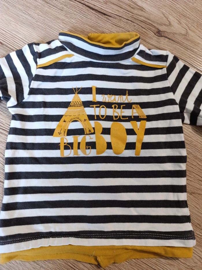 Sous pull Kiabi 1 mois - photo numéro 2