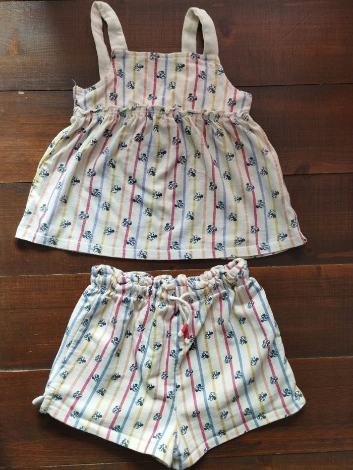 Ensemble short et débardeur