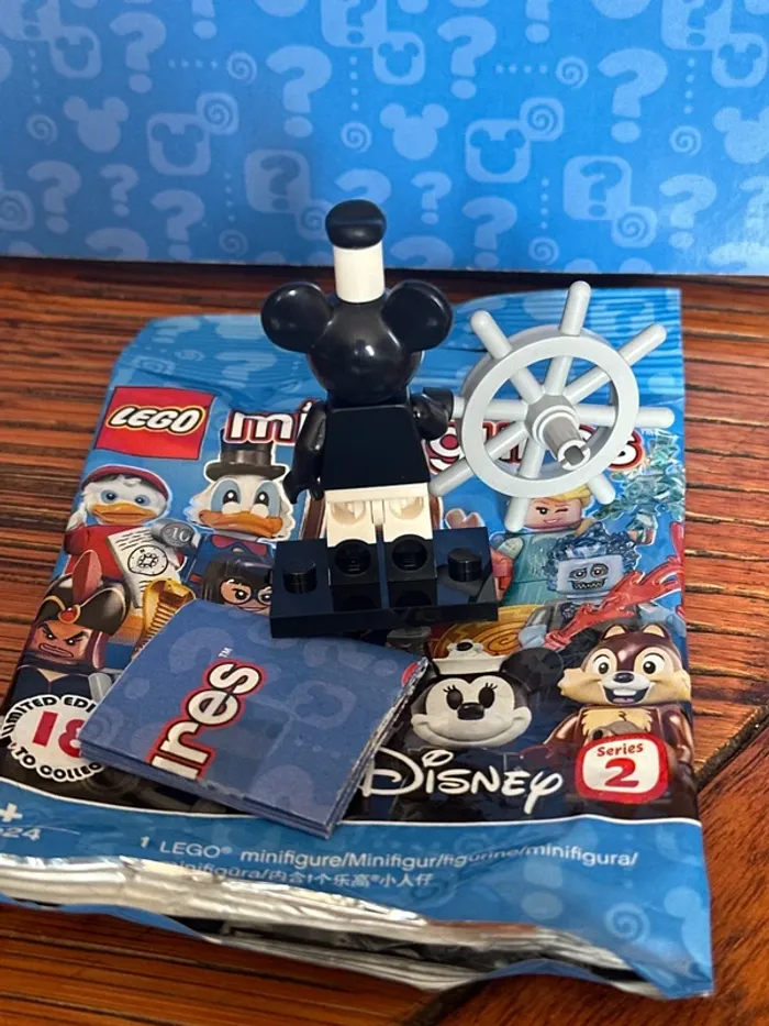 Figurine Lego Vintage Mickey , série 71024, Mickey, Disney, Series 2 - photo numéro 4