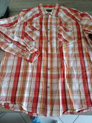 Chemise ml à carreaux XXL homme