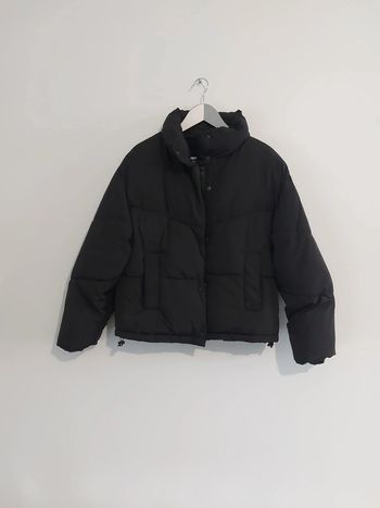Doudoune noire pull&bear