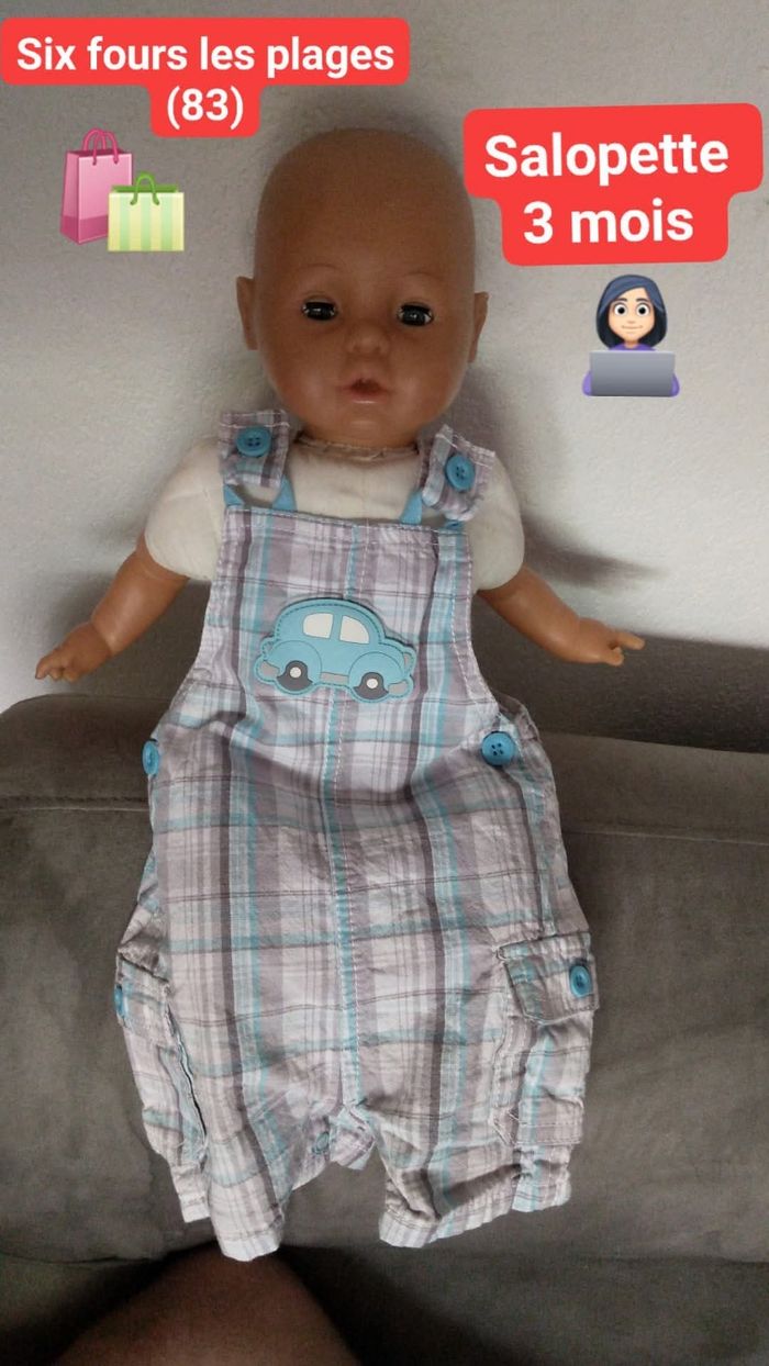 Salopette été 3 mois