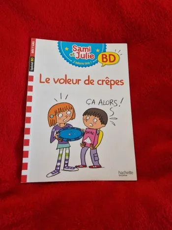 Livre sami et Julie le voleur de crêpes