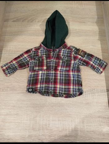 Chemise à carreaux 3 mois